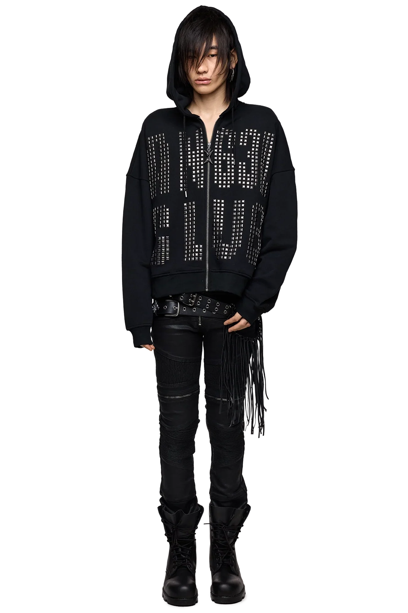 Angel Club Zip Up Hoodie - Image 4