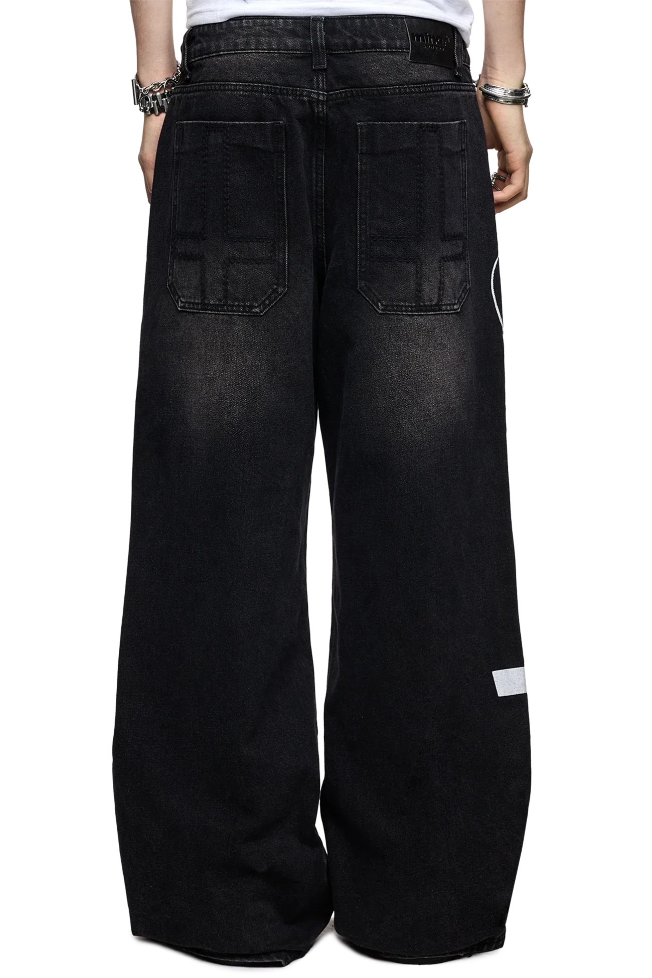Ephemeral Graphic Baggy Jeans - Image 5
