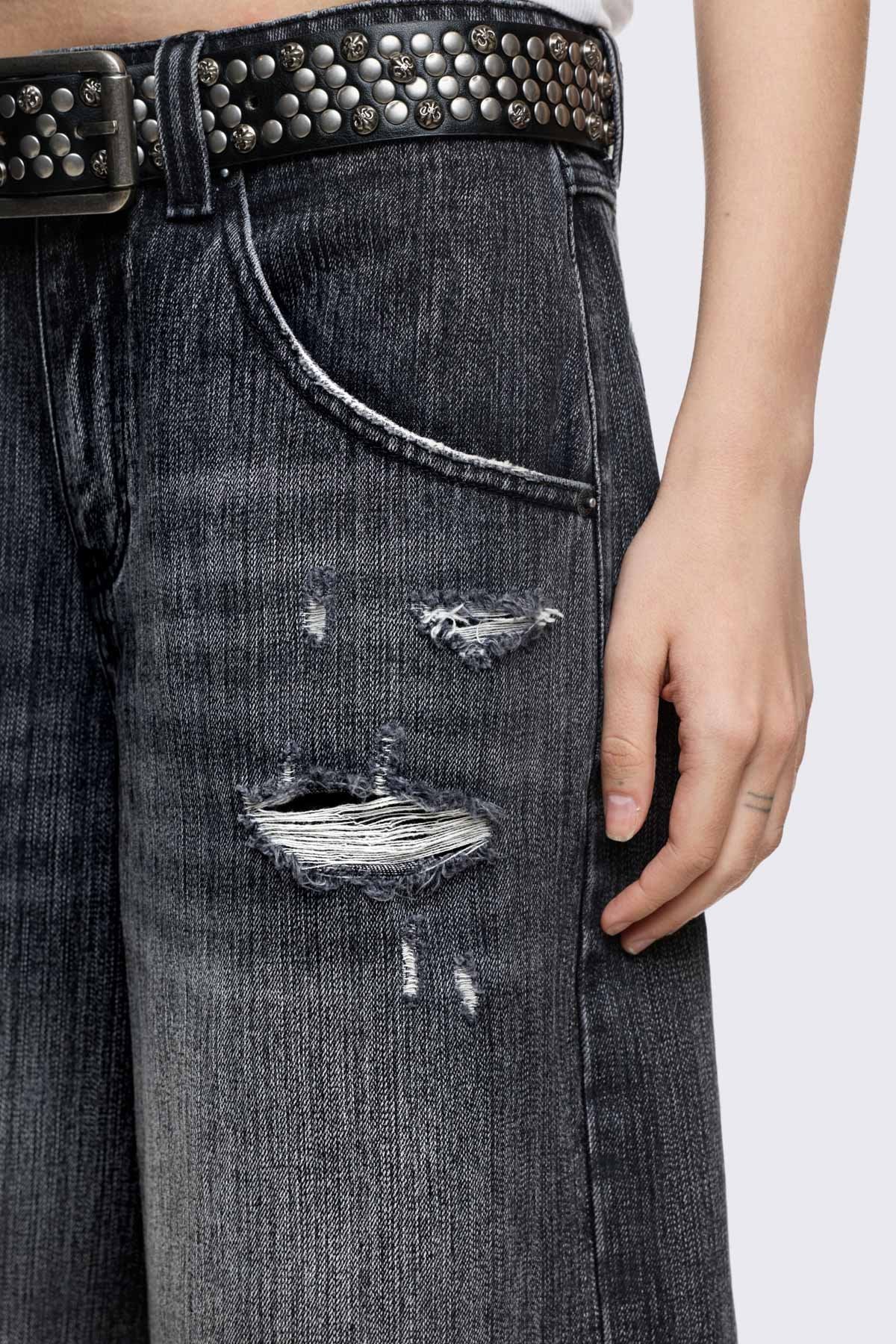 Fallen Distressed Jorts - Image 6