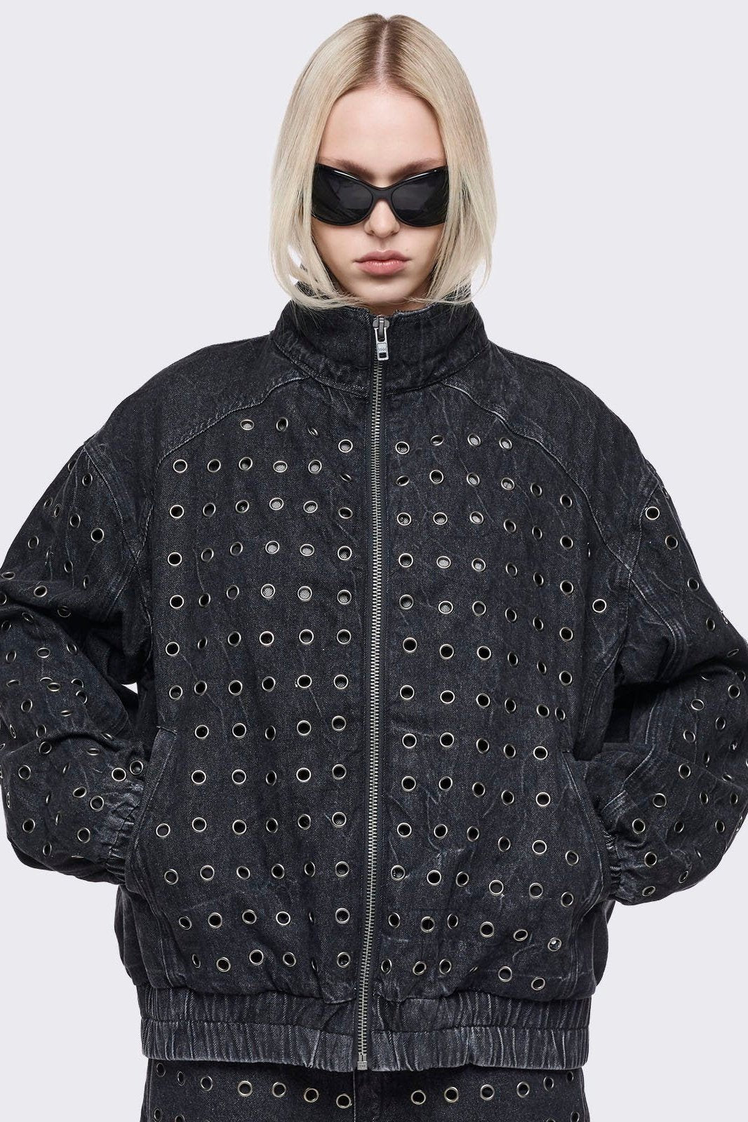 Rogue Denim Bomber Jacket - Image 5