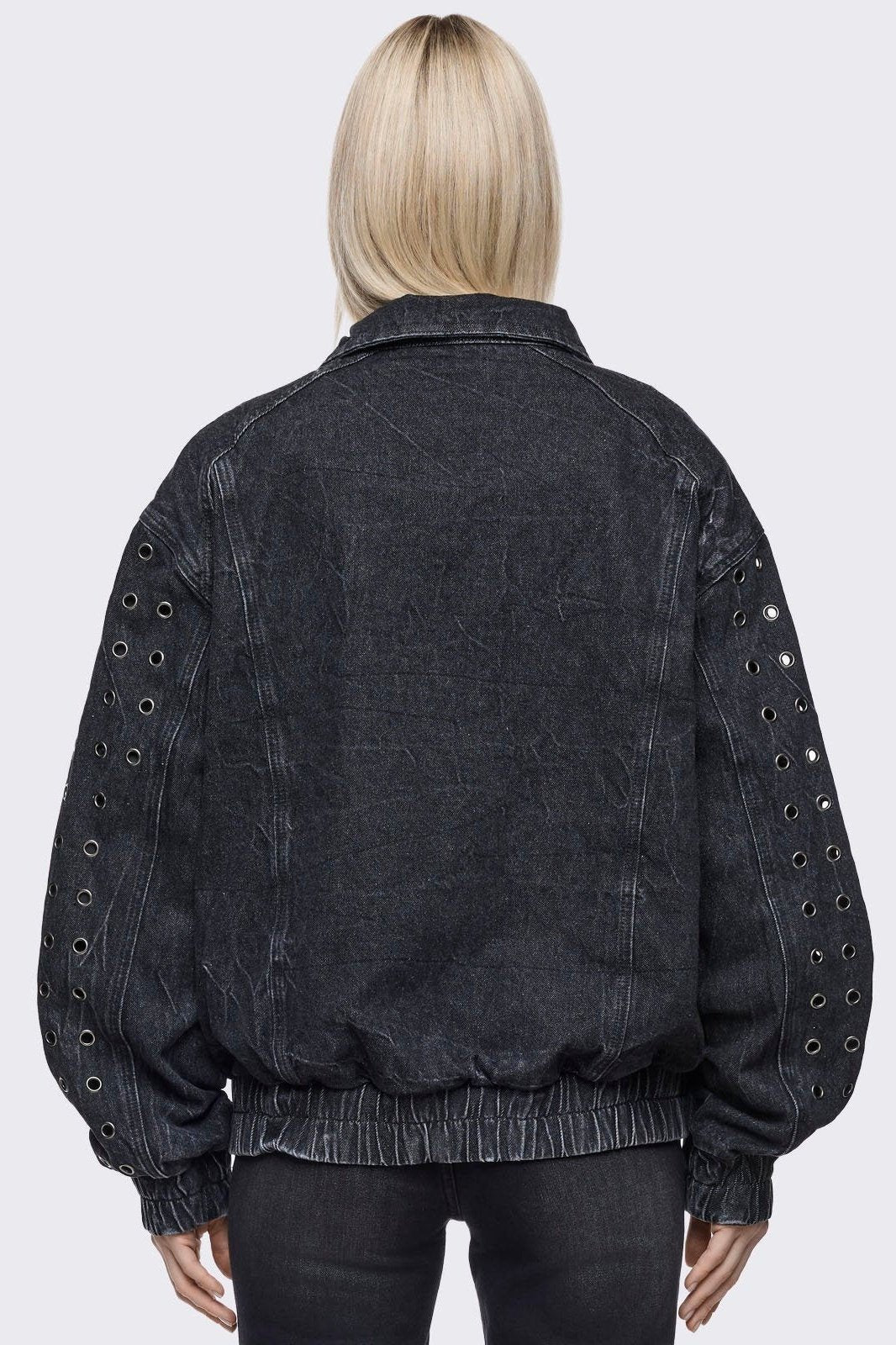 Rogue Denim Bomber Jacket - Image 6