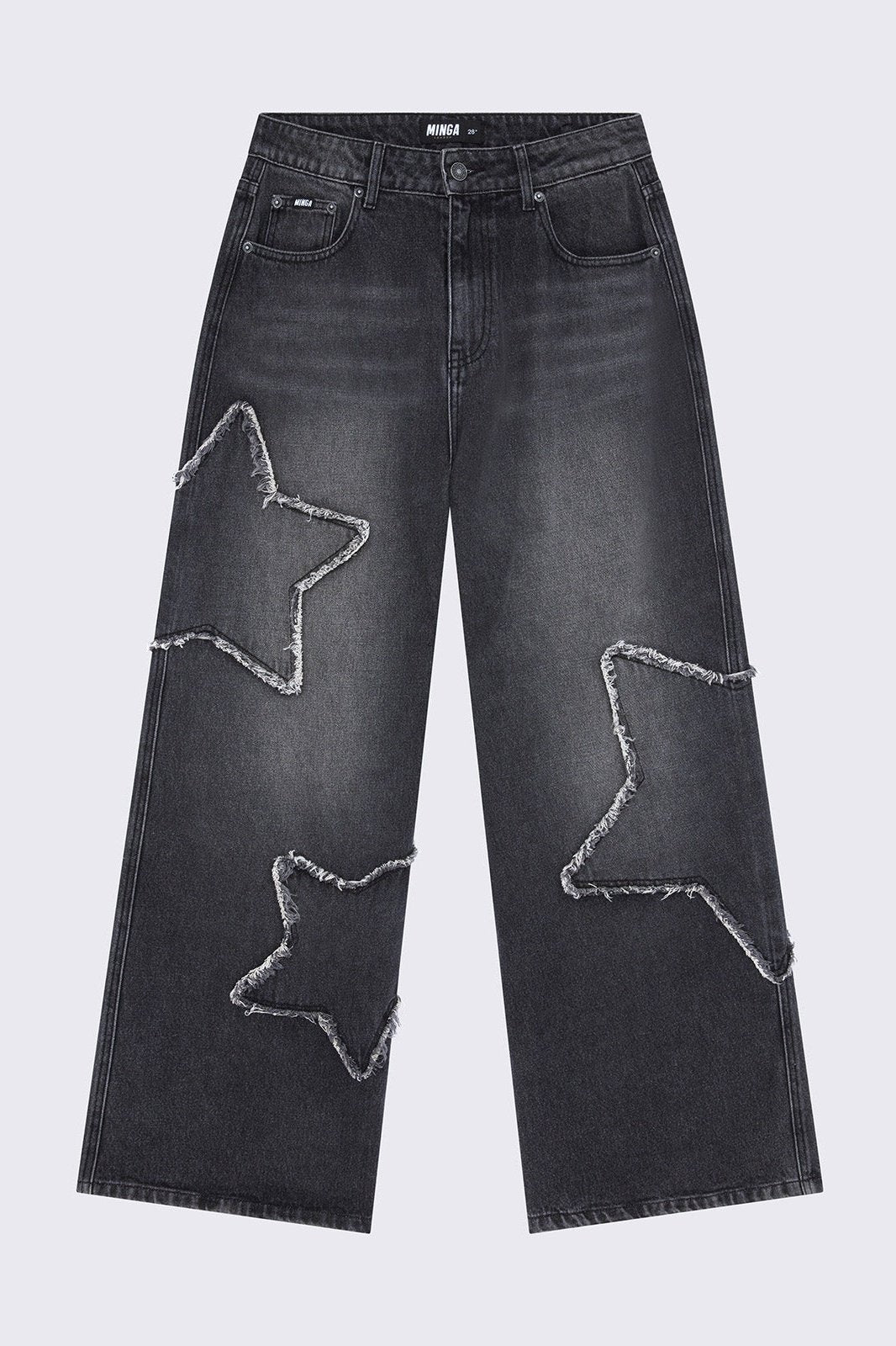Starburst Black Baggy Jeans - Image 5