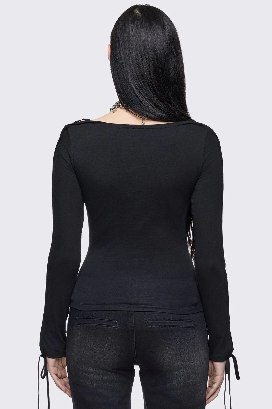 Tenebris Lace-Up Top - Image 5