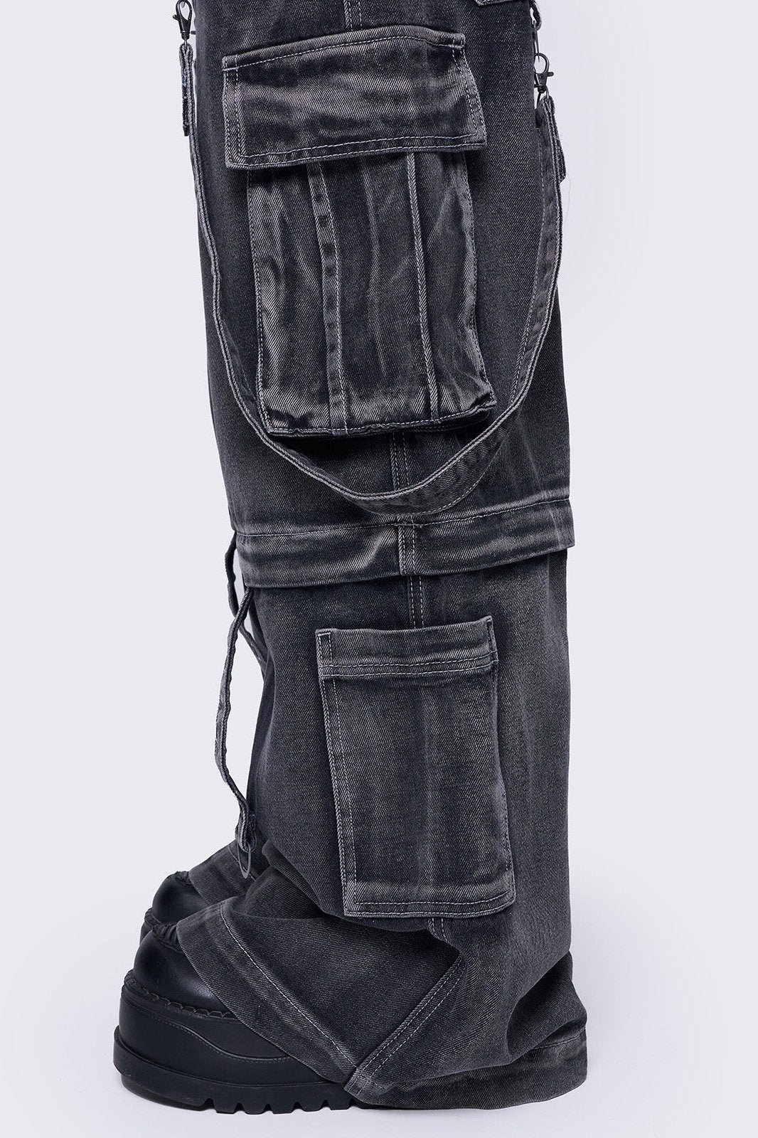 Trek Grey Cargo Jeans - Image 5