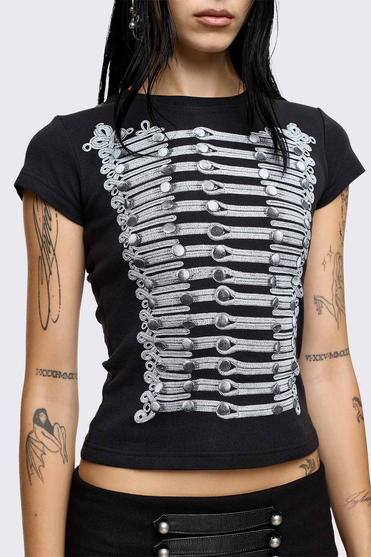 Valor Military Baby Tee - Image 3
