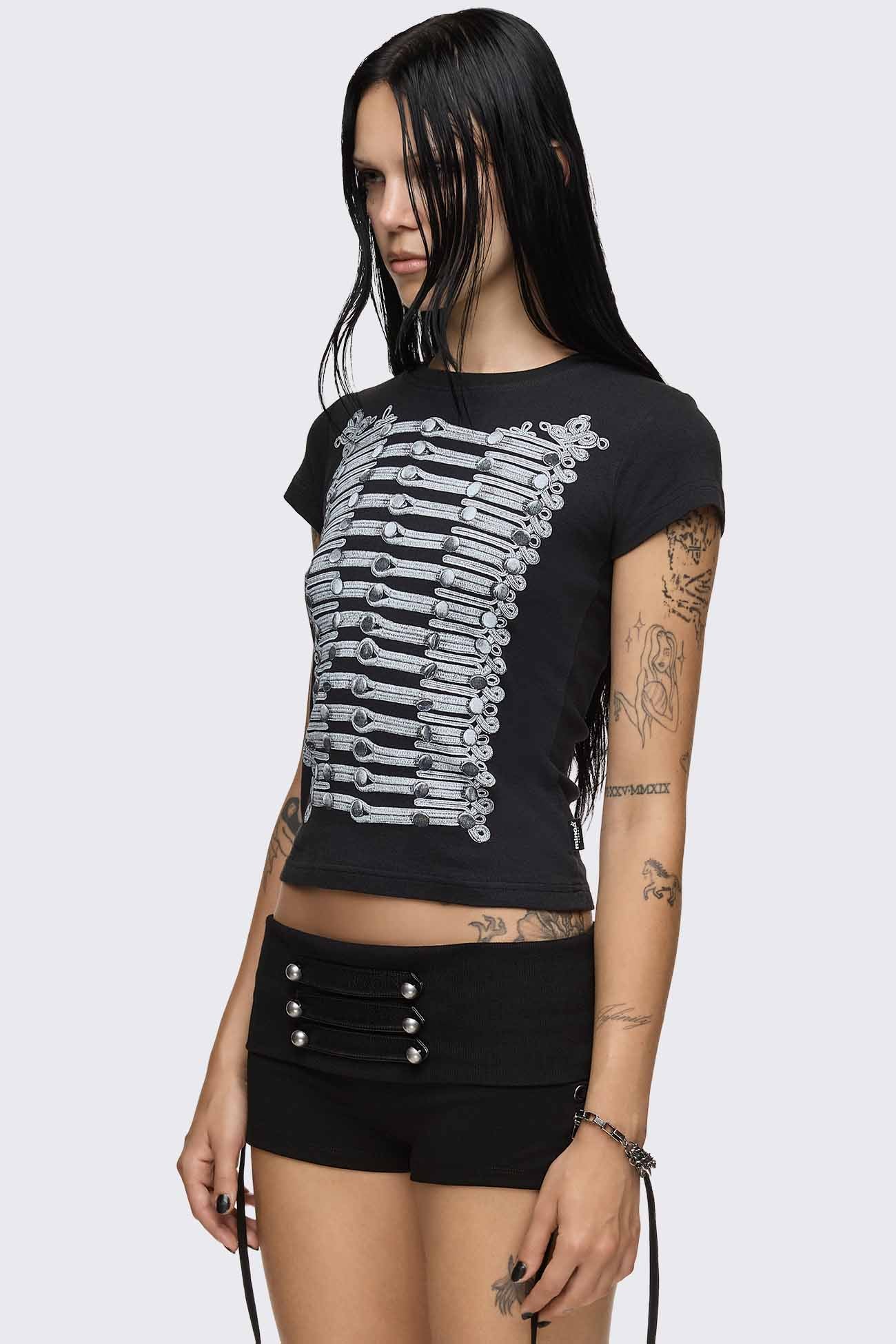 Valor Military Baby Tee - Image 5