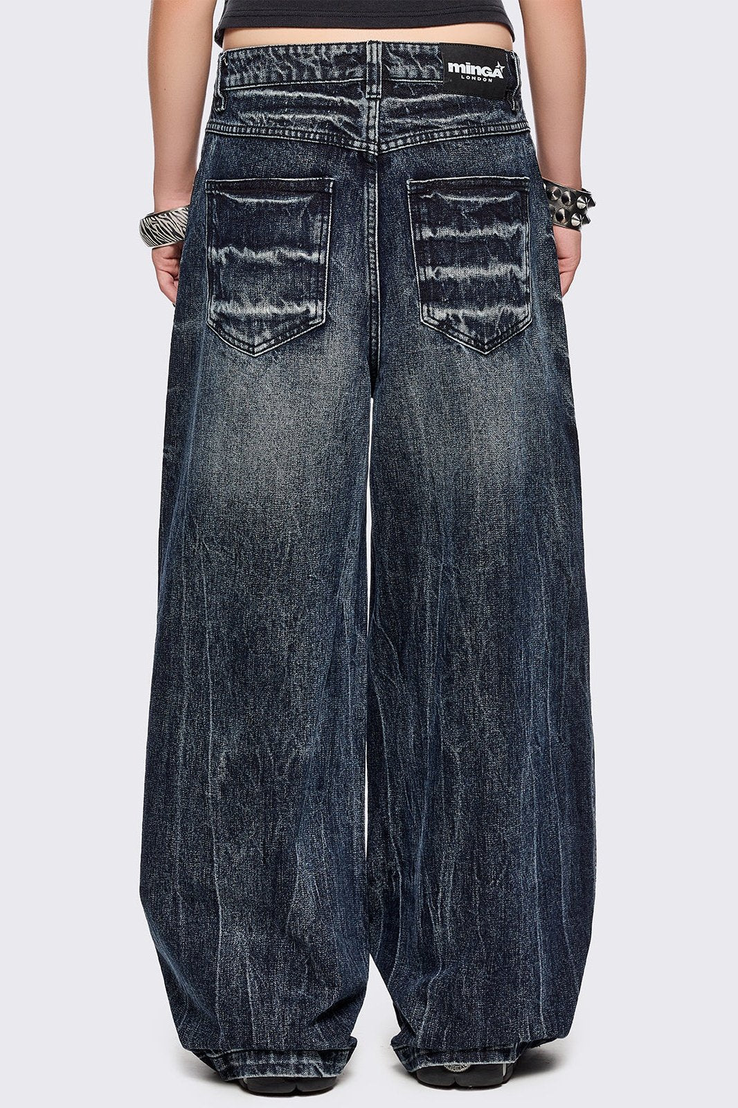 Volt Blue Baggy Jeans - Image 3